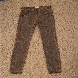 Free People unique jeans
